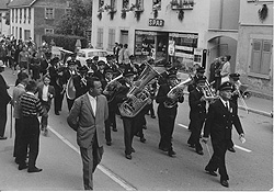 Die Harmonie vermutlich 1964 beim Jubilum des Fuballvereins